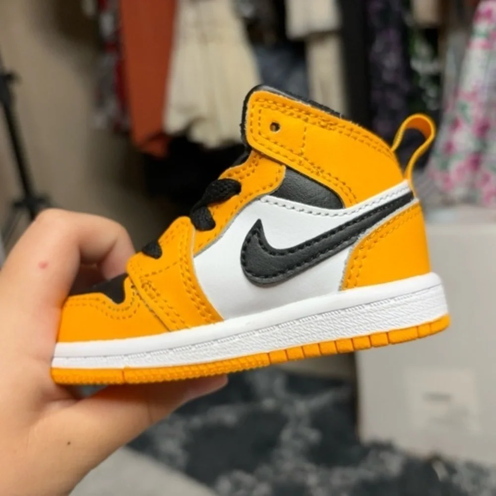Jordan 1 Mid TD Taxi Size US 4.